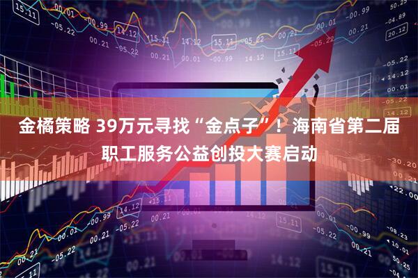 金橘策略 39万元寻找“金点子”！海南省第二届职工服务公益创投大赛启动