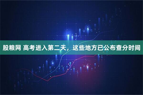 股粮网 高考进入第二天，这些地方已公布查分时间