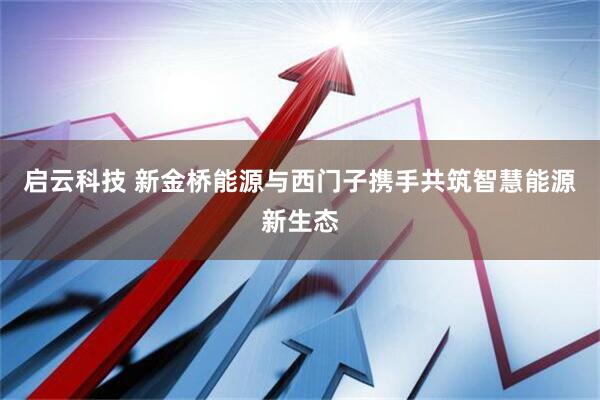 启云科技 新金桥能源与西门子携手共筑智慧能源新生态