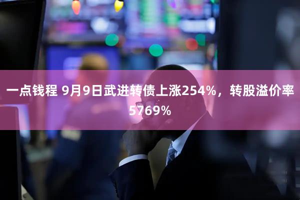 一点钱程 9月9日武进转债上涨254%，转股溢价率5769%